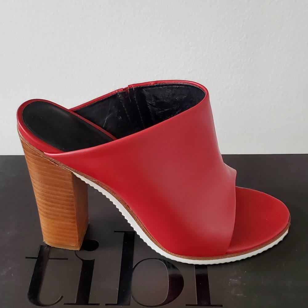Tibi high heel mules
